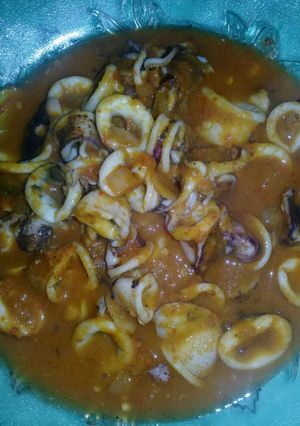 Foto resep Cumi Saos Padang