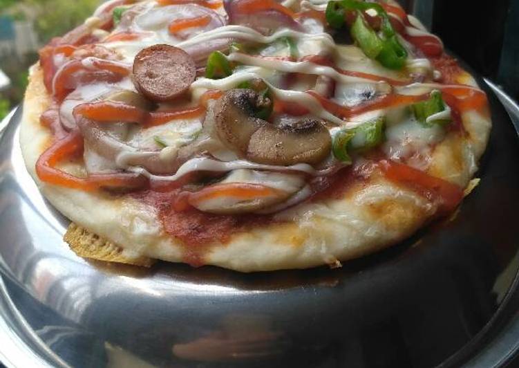 Langkah memasak Pizza Teflon nikmat