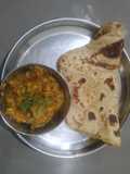 Moong dal and galka(sponge gourd) nu shaak