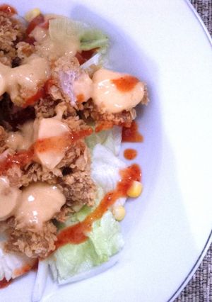 Foto resep Salad Crispy Simple