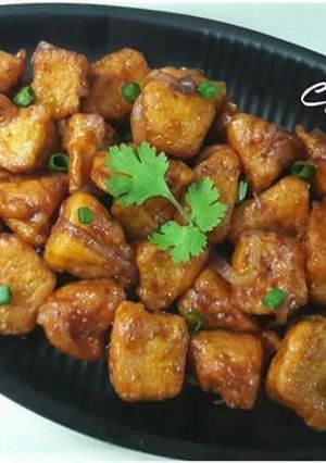 A picture of Idli Manchuria.