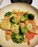 Keto Seafood Stir fry