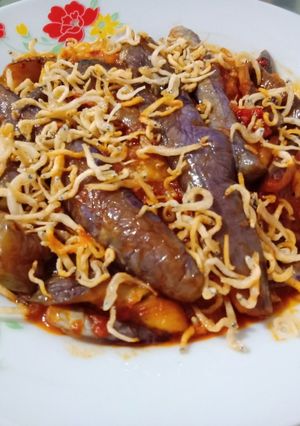 Foto resep Terong balado ikan teri
