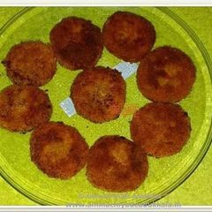 A picture of Sweet potato cutlet.