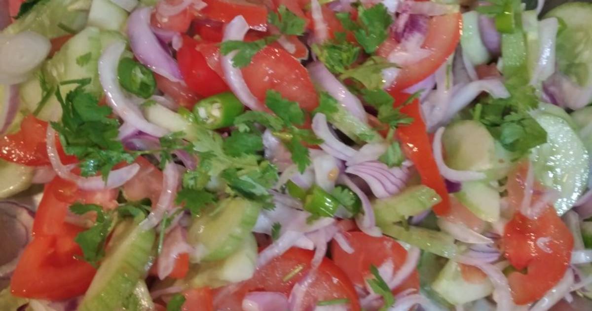 Pakistani desi salad Recipe by Khalida Misbah - Cookpad