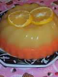 Gelatina suspiro de naranja