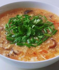 canh cà chua trứng