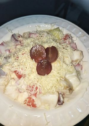 Foto resep Salad buah seadanya [フルーツサラダ]