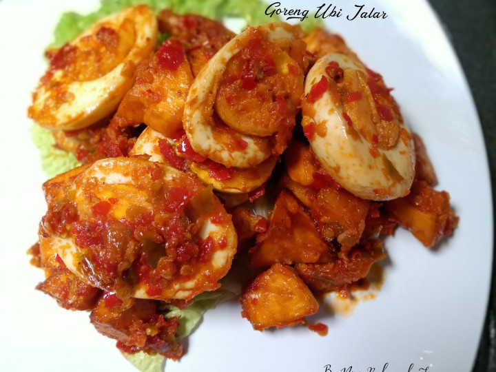 Standar Resep memasak Sambal Goreng Telur &amp;amp; Goreng Ubi Jalar dijamin nagih banget