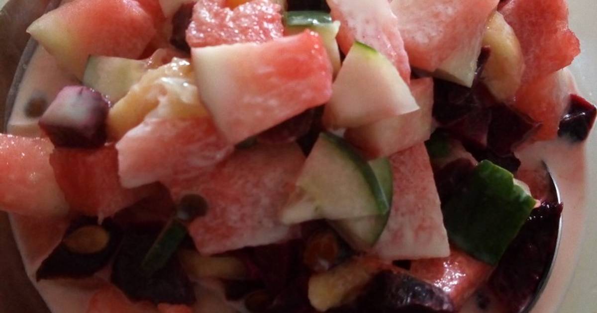 Rainbow Fruit Salad Recipe By Chinny S Taste Cookpad