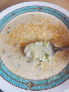 Una foto de Sopa de calabacín