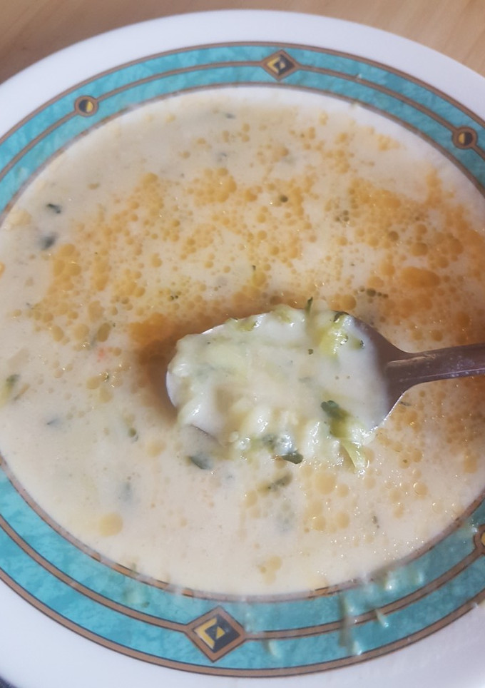 Una foto de Sopa de calabacín