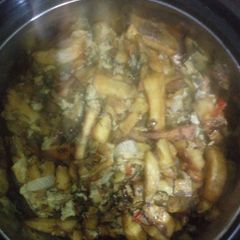 A picture of Sweet potatoes vegetable dish.