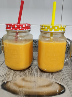 Una foto de Batido de mandarina