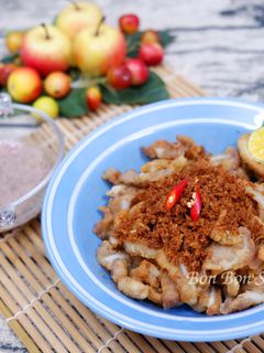 Hình của món Sụn Heo Chấy Riềng.