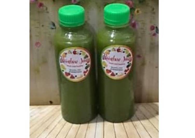 Cara membuat Diet Juice Lettuce Kale Orange Melon , Enak Banget