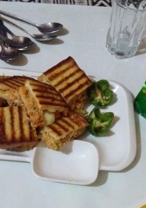 A picture of Pannini sandwich.