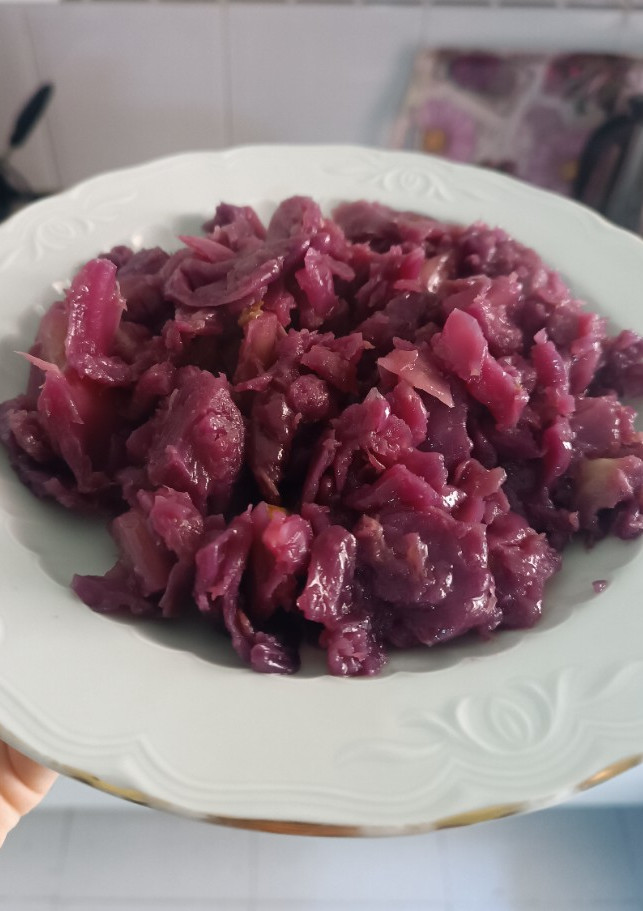 Una foto de Lombarda cocida con ajitos
