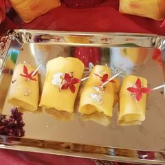 Mango cheese rolls A picture of Mango cheese rolls.