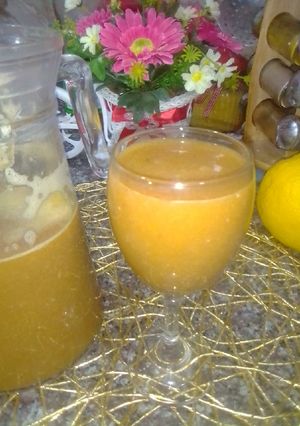 صورة لوصفة عصير كوكتيل الفواكه ولا اروع 👍🍋🍑🍌🥭🍊