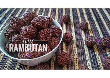 Masakan Unik 559. Kue Rambutan Gurih Mantul