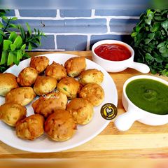 A picture of Airfryer zero oil mysore bonda.