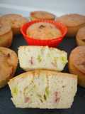 Muffins de puerro y bacon