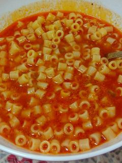 صورة لوصفة شوربة مكرونة لذيذة