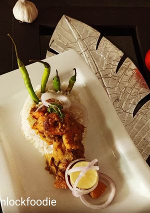 A picture of Chingudi prawn Ghanta.