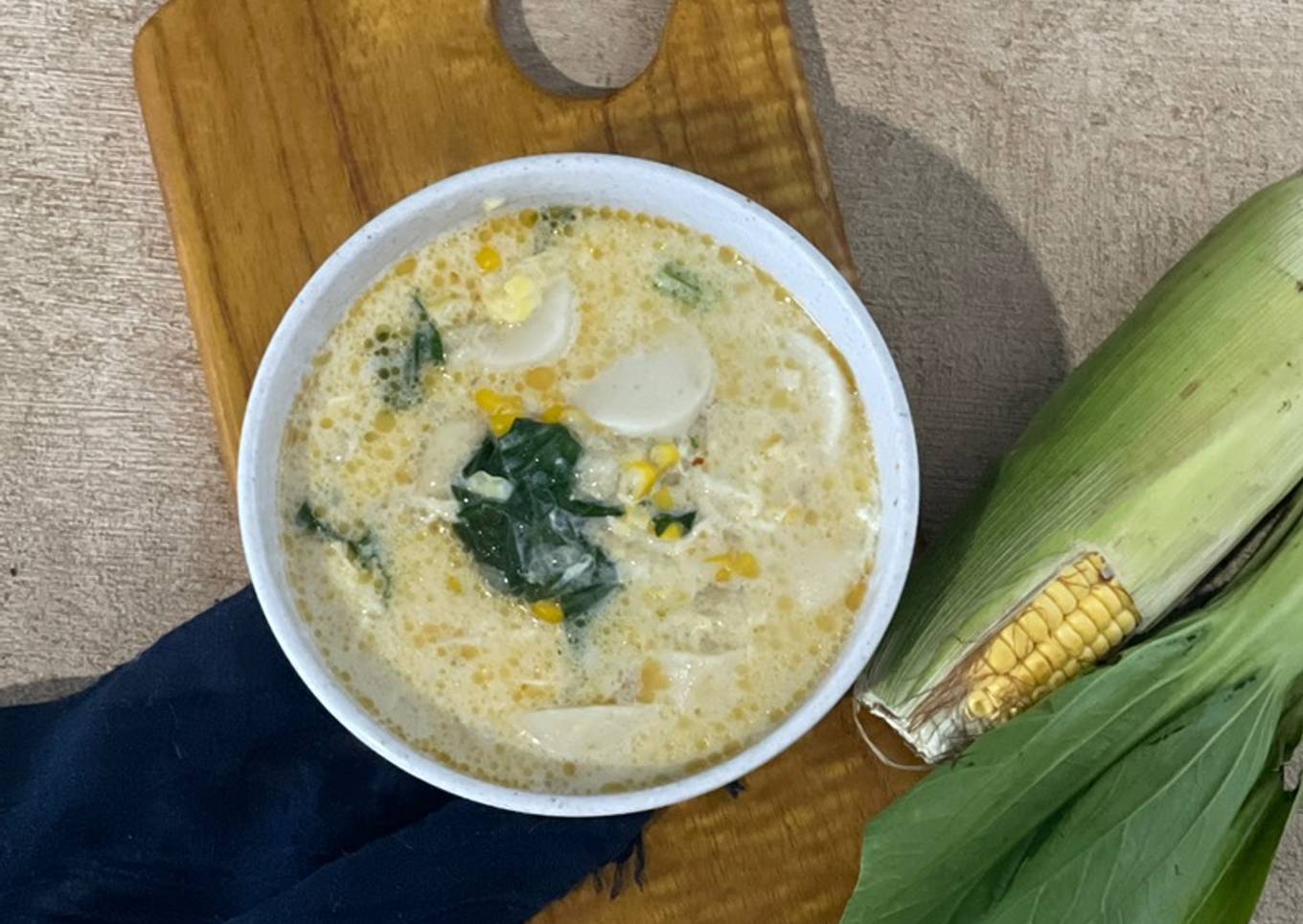 Sup Krim Jagung PakCoy