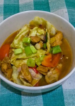 Foto resep Tongseng Ayam (Bumbu Instan)