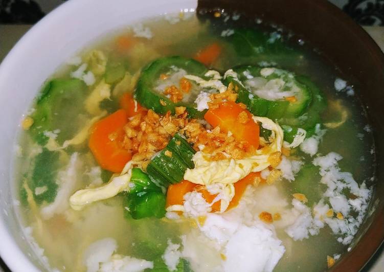 Resep Sup oyong wortel yang Lezat Sekali