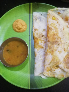 ஸ்பைசி கான் மசாலா தோசை (Spicy corn masala dosai recipe in tamil) செய்முறை முக்கிய புகைப்படம்