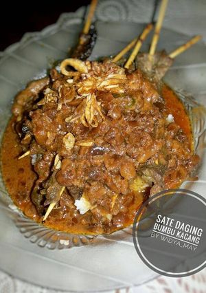 Foto resep Sate Daging Bumbu Kacang