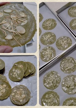 Foto resep Green Tea Almond Crispy