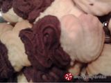 Δίχρωμα πεντανόστιμα Butter Cookies