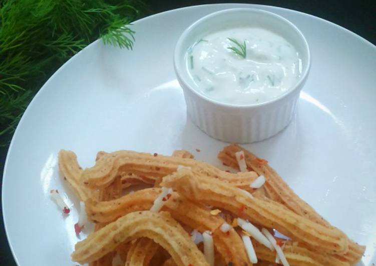 Recipe of Quick Spicy Indian Churros(Eggless)