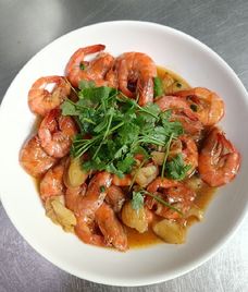 tôm chiên bơ tỏi