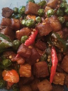 Foto resep Oseng tempe gembus + leunca