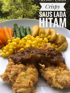 Foto resep Steak Ayam Crispy Saus Lada Hitam