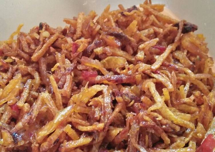 Resep 6. Kering Kentang Pedas Manis yang Bikin Ngiler