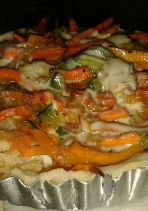 Una foto de Mini tarta de verduras
