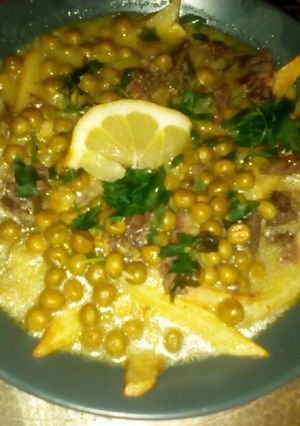 صورة لوصفة طاجين الجلبانة🍲