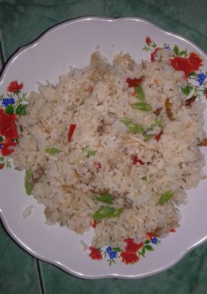 Foto resep Nasi goreng jamur tiram dengan ayam