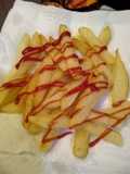 بطاطس مقرمشة بالكاتشب🍟😋❤️
