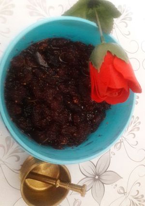 عکسی از دستور مربای توت وحشی