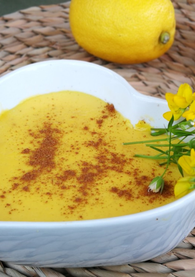 Una foto de Natillas caseras al limón 🍋
