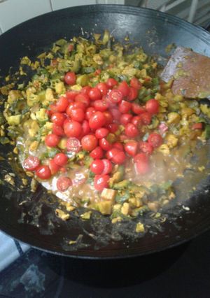 A picture of Vegan curry.