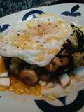 Espinacas con gambitas