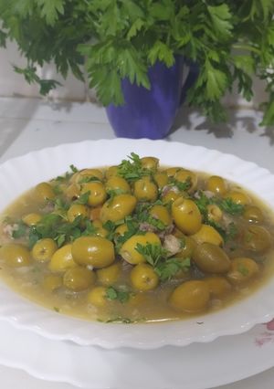 صورة لوصفة طاجين زيتون
